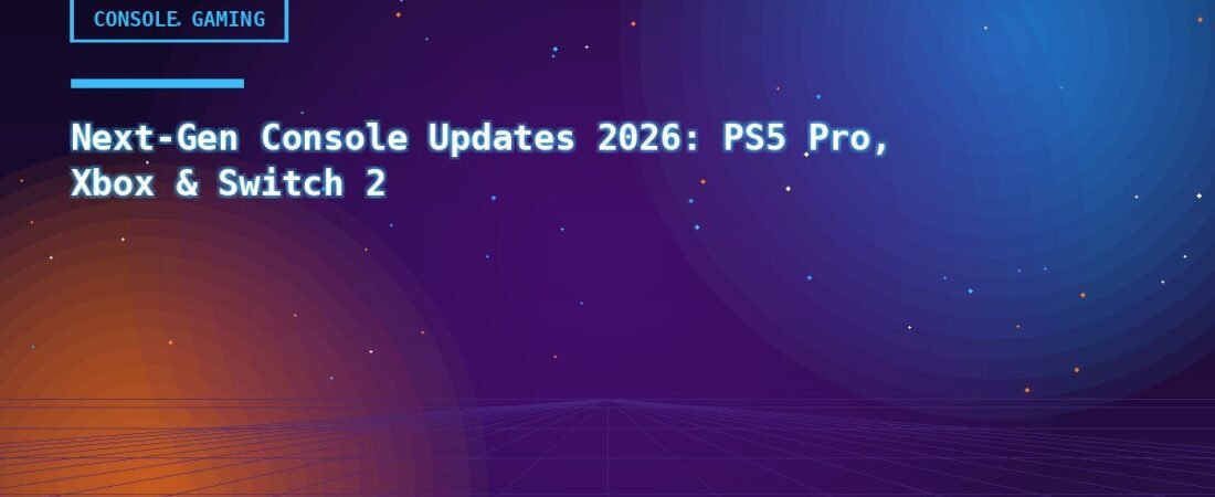 Next-Gen Console Updates 2026: PS5 Pro, Xbox & Switch 2